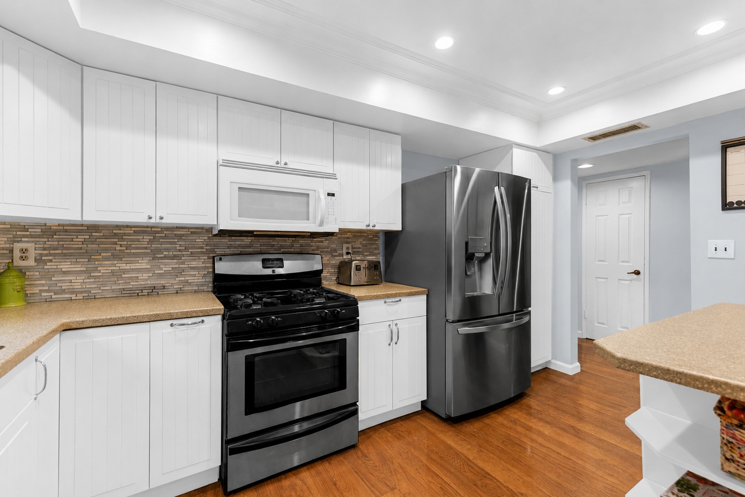 Updated kitchen refrigerator not included